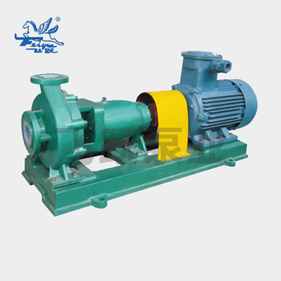 IHF series corrosion-resistant fluorine lined pump